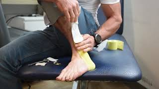 Peroneal Tendinopathy Kinesiology Taping Technique [upl. by Ennaj]