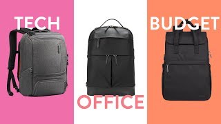 3 Awesome Womens Work Backpacks  Tech Office amp Budget Picks [upl. by Hajan338]