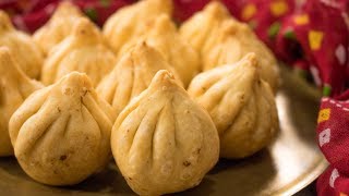 Fried Modak Recipe  How to make Talniche Modaks for Ganesh Chaturthi without Mold [upl. by Aroel629]