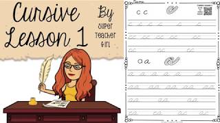 Cursive Writing for Beginners Lowercase Cursive  Lesson 1 [upl. by Outhe91]