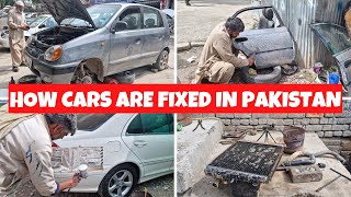 How Cars are fixed in Pakistan  Car market tour in Islamabad Pakistan [upl. by Brandt]