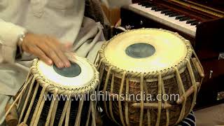 Indian percussion instrument from India  Tabla playing Keharwa Taal [upl. by Theresa]