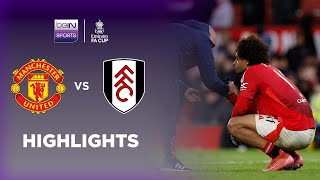 Manchester United 11 Pen 34 Fulham  FA Cup 2425 Match Highlights [upl. by Ayor]