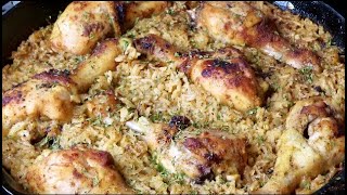 Easy One Pan Chicken And Rice [upl. by Standish823]