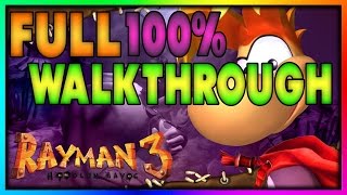 Rayman 3 Hoodlum Havoc  FULL 100 Score Walkthrough 1080p60 [upl. by Gypsie138]