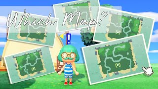 How to Choose your Island Map  How to RESET YOUR MAP  Animal Crossing New Horizons [upl. by Beebe771]