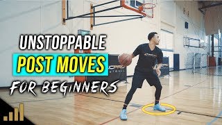 How to 3 Unstoppable Post Moves For Beginners DOMINATE THE PAINT [upl. by Staci]