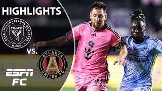 STUNNER IN MIAMI 👀 Inter Miami vs Atlanta United  MLS Highlights  ESPN FC [upl. by Zoba]