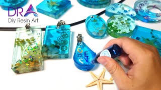 Beginners  Easy making Epoxy Resin jewelry  RESIN ART [upl. by Gabler676]