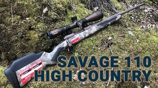 Gun Review The New Savage High Country 110 [upl. by Tabbi553]