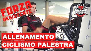 Allenamento ciclismo palestra la forza resistente [upl. by Ddat]