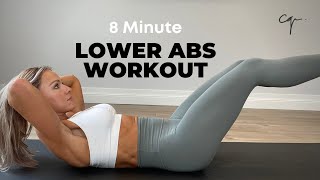 Lower Abs Workout  8 Minutes at Home [upl. by Warton]