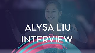 Alysa Liu USA  Interview  Lake Placid 2019 [upl. by Briana]