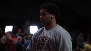 Cinematic Highlights Minnesotas Freshman Phenom Gable Steveson  Big Ten Wrestling [upl. by Eineg]