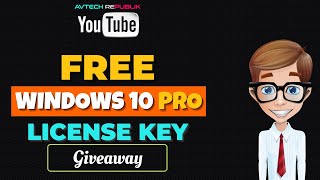 GIVEAWAY PROMO  Windows 10 Pro License Key Retail  FREE [upl. by Ciapha]