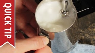 How to AutoFroth Milk for Lattes [upl. by Shriner]