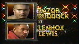 Razor Ruddock vs Lennox Lewis [upl. by Keelia916]