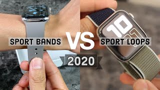 RECAP Apple Watch SPORT BANDS VS SPORT LOOPS [upl. by Nassi]