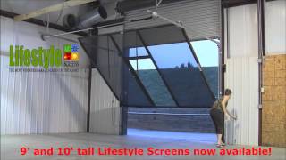 Lifestyle Screens Adds 9H and 10H Garage Door Screen [upl. by Endys]