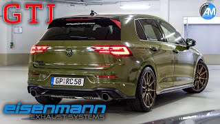 Golf 8 GTI  Eisenmann Exhaust  pure SOUND💥  by Automann in 4K [upl. by Akinahc568]