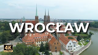 Wrocław z drona  LECE W MIASTO™ 4k [upl. by Eiromem]