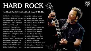 Hard Rock Playlist  Best Hard Rock Songs Of 80s 90s [upl. by Aseret]