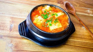 Kimchi Jjigae  Easy Kimchi Stew [upl. by Aleel1]