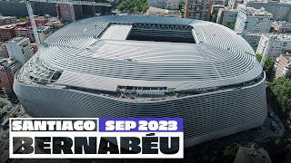 NEW Santiago Bernabéu stadium works September 2023  Real Madrid [upl. by Anabella]