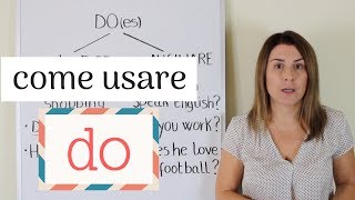 DO  in inglese COME e PERCHE si usa [upl. by Ailed]