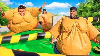 ULTIMATE YouTuber Sumo Challenge [upl. by Moitoso]