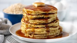 How to Make Easy Oatmeal Pancakes [upl. by Latsyrhk]