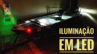 COMO INSTALAR LUZ DE NAVEGAÇÃO EM BARCO  BOAT LIGHTING [upl. by Parthena219]