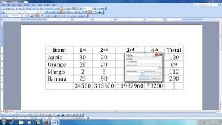 How to Do Calculation in MS Word [upl. by Jonah]