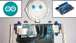 Fabrica tu robot humanoide con Arduino [upl. by Airetal]