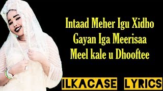 Filsan Fani Hees Cusub Miciin Lyrics 2019 [upl. by Jacquie]