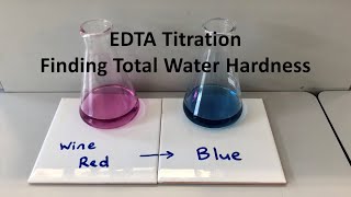 Total Water Hardness using EDTA Titration [upl. by Novyaj]