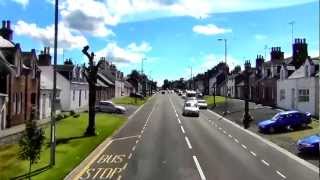 Ayr  Dumfries bus ride video part 2 New Cumnock  Thornhill [upl. by Femi]