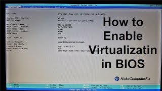 Virtual machine Windows 10 tutorial quot Enable VM in your Computer BIOSquot Free amp Easy [upl. by Ecnerret197]