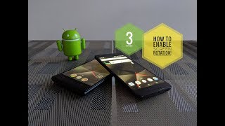 Android How To Turn On Screen Rotation Three Methods [upl. by Frame]