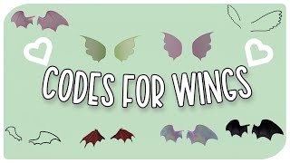 Codes for Wings  Roblox  Teehee [upl. by Sofko]