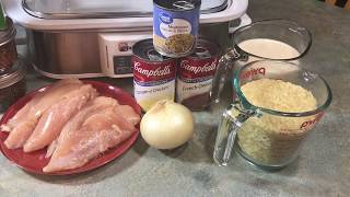 Crockpot Chicken and Rice [upl. by Avilla]