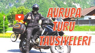 Avrupa Turu Yapacaklara Altın Değerinde Tavsiyeler [upl. by Torray14]