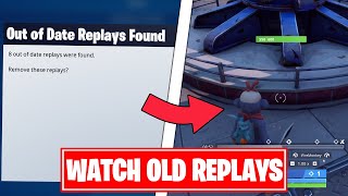 PC How to Watch OLD Replay Files in Fortnite  Chapter 2 Season 2 [upl. by Merle]