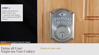 Electronic Deadbolt compact interior  User Guide [upl. by Euqimod]