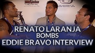 Eddie Bravo Interview bombed by Renato Laranja  talks Metamoris Royler Gracie [upl. by Kolnick108]