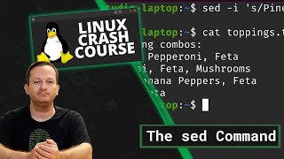 Linux Crash Course  The sed Command [upl. by Marisa]