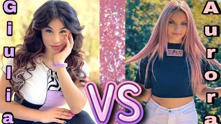 GIULIA SARA SALEMI VS AURORA BARUTO TIK TOK BATTLE❤️✨ [upl. by Stoecker]