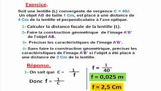 Exercice les lentilles [upl. by Nawed992]