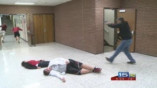 Middle school teachers go through shooter simulation [upl. by Enirac260]