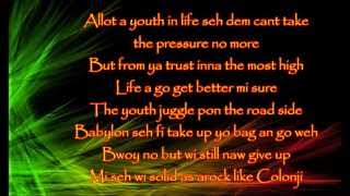 Chronixx aint no giving in with lyrics [upl. by Niklaus129]